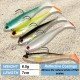  Lifelike Slow Sinking Fishing Soft Lure (5 Pack)