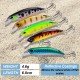  Lifelike Slow Sinking minnow hard Lure (5 Pack)