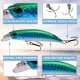  Lifelike Slow Sinking minnow hard Lure (5 Pack)