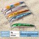  Lifelike Slow Sinking minnow hard Lure (5 Pack)