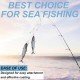 SHIROKAZU Sabiki Mackerel Feather Rigs - REFLECTIVE (4 PACK)