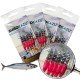SHIROKAZU Sabiki Mackerel Feather Rigs - PINK SQUID (4 PACK)